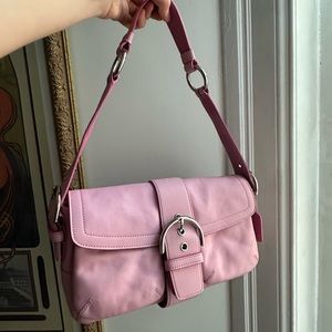 Y2K Bubblegum Pink Signature Sufflette Shoulder Bag